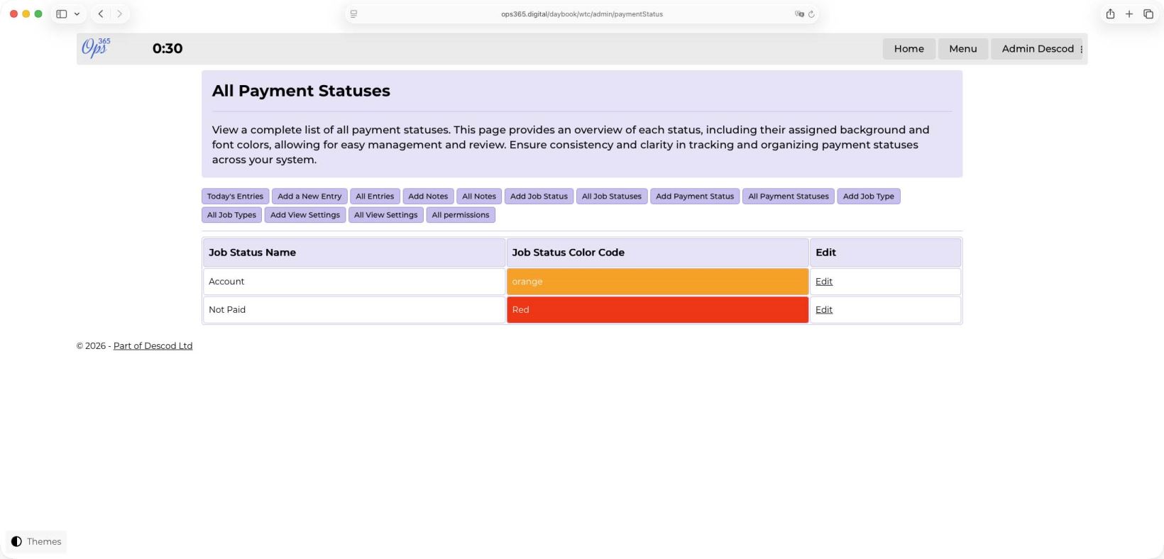 Create payment statuses tailored to your business - Daybook
